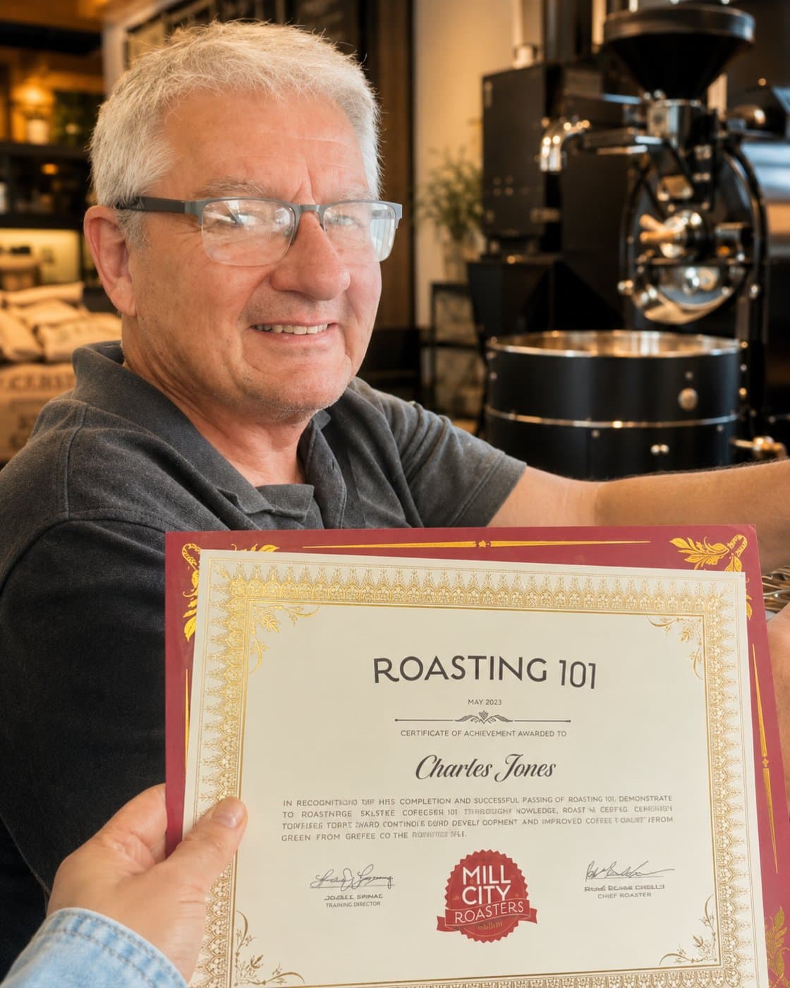 Best Time Coffee roastery and team